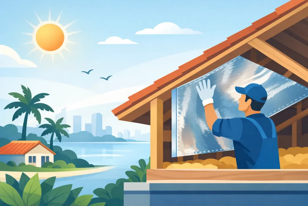 Fi-Foil Radiant Barrier Installation in South Florida